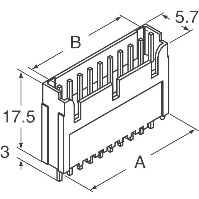 DF1BD-9P-2.5DSA(05) Hirose Electric Co Ltd  Embases à broches mâles
